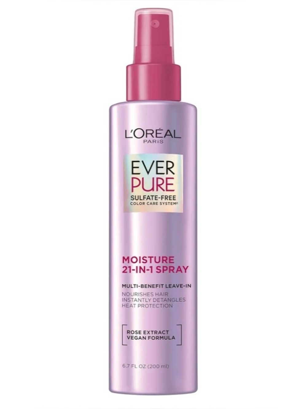 Loreal Ever Pure Moisture 21-In-1 Spray Leave-In Treatment Conditioner 6.7 fl oz